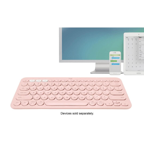 Logitech K380 Multi-device Bluetooth Keyboard - Rose