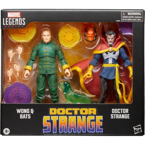 Marvel Legends Doctor Strange 6 Inch Action Figure 2-Pack - Doctor Strange with Wong & Bats