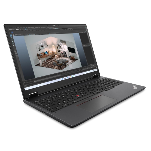 LENOVO  Thinkpad P16V Gen 2 16" Laptop - (Intel Core Ultra 7 155H/512GB SSD/16GB Ram/windows 11 Pro) - (21Kx0021Us) In Black