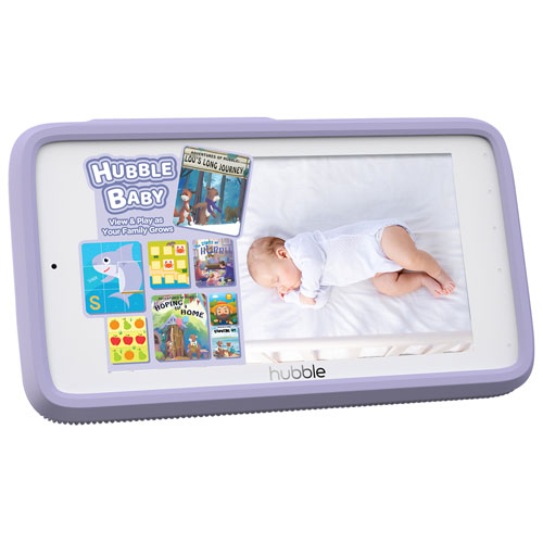 Interphone de surveillance intelligent connecté SkyVision AI Pro de Hubble avec suivi du sommeil, vision nocturne et rotation/inclinaison