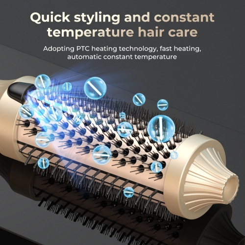 Brosse thermique IONIC 3 EN 1, brosse à cheveux bouclés professionnelle, outils de coiffure, peigne chaud pour perruque, appareils de coiffure