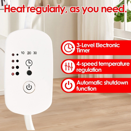 Infrared Heat Lamp Warm Soothing Infrared Light Helps Ease Muscle Aches and Joint Stiffness Speed Recovery Improve Complexion