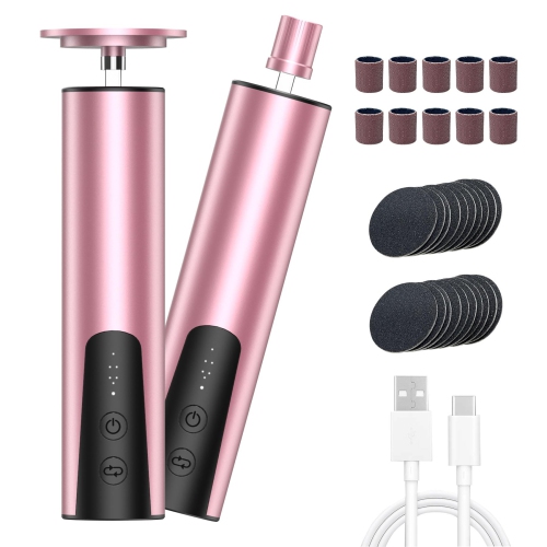 Wireless Electric Foot Callus Remover, 2 in 1 Rechargeable Electric Foot Sander with Sandpaper Disk , Callus Remover for Feet for Dead Skin