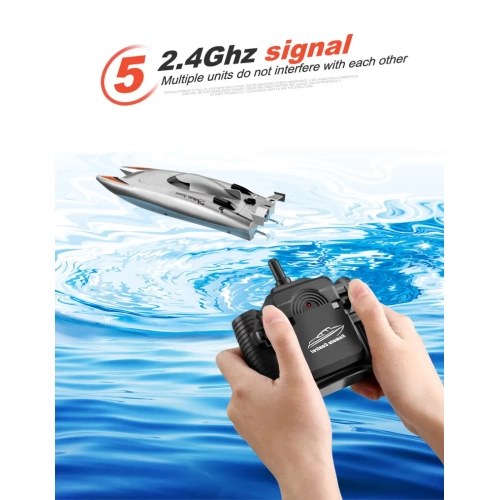2.4G RC High Speed Racing Boat Waterproof Double Motor Remote Control Professional Speedboat Gifts Toys for boys