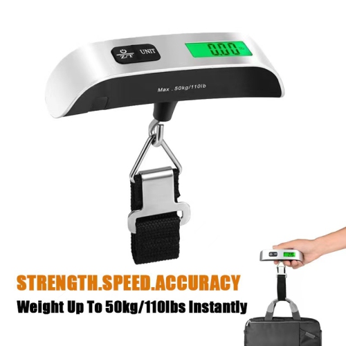 Luggage Scale, 110lb Luggage Weight Scale with Unit Switching Functions, Luggage Scale Travel Digital for Weighing Luggage, Backpacks, Packages and