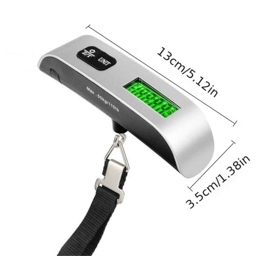Luggage Scale, 110lb Luggage Weight Scale with Unit Switching Functions, Luggage Scale Travel Digital for Weighing Luggage, Backpacks, Packages and