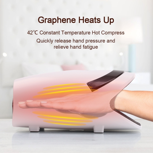 Hand Massager with Compression & Heating,Birthday Gifts for Women Men Mom Grilfrend - Electric Hand Massager for Arthritis