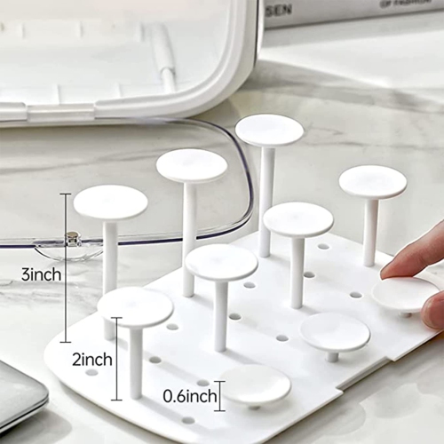 Lighted Figure Storage Display Box, Acrylic Transparent Display Space Capsule, Suitable for Pop Mart, Harry Potter Figures