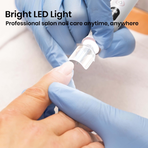 Electric Nail File, Portable Nail Drill Set, Cordless Nail File for Manicure and Pedicure