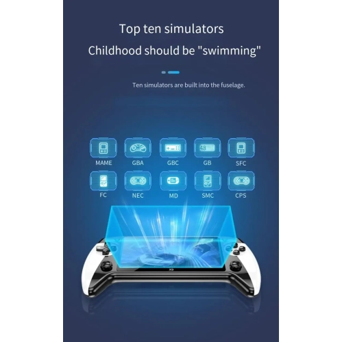 Console de jeu portative X9 5,5 pouces grand écran arcade 8 grand simulateur portatif portatif portatif GBA 1500&nbsp;mAh multifonction PK Project X