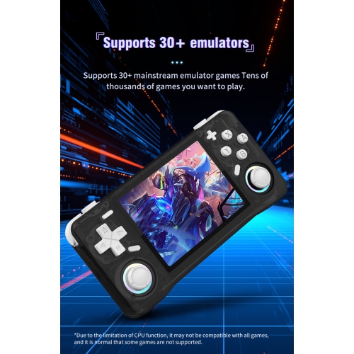 Handheld XF35H game console 3.5-inch screen with wifi, can play online with vibration psp games, built-in 28000+ games - red 128G