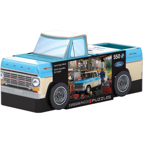 Pickup Truck Shaped Tin w/550 pc