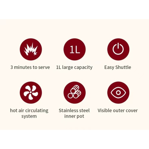 Machine à maïs soufflé automatique machine à maïs soufflé maison petite machine à maïs soufflé - rouge