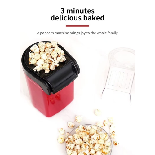 Machine à maïs soufflé automatique machine à maïs soufflé maison petite machine à maïs soufflé - rouge