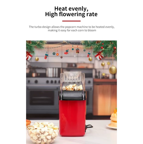 Machine à maïs soufflé automatique machine à maïs soufflé maison petite machine à maïs soufflé - rouge