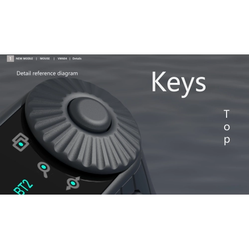 Four-way scroll wheel JOMAA 2.4G Bluetooth wireless vertical mouse ergonomic rechargeable multi-device mouse Office-purple