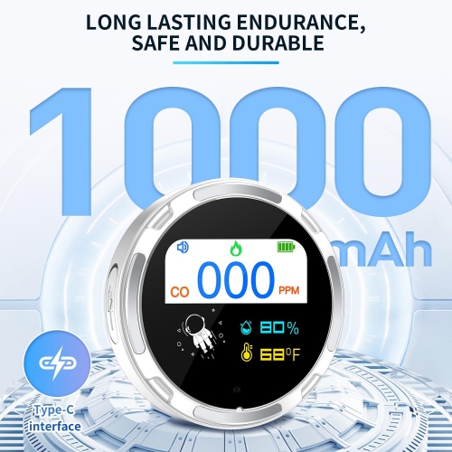 Travel Carbon Monoxide Detector, IP67 Waterproof CO Detector, High Precision 3 in 1 Carbon Monoxide Alarm, for Indoor, Outdoor, RV Travel, and