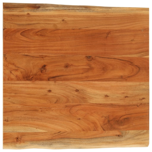 VIDAXL  Table Top 40X40X3.8 Cm Rectangular Solid Wood Acacia Live Edge