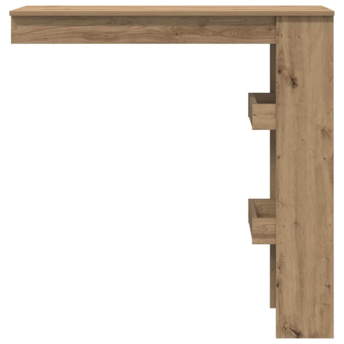 vidaXL Wall Bar Table Artisan Oak 102x45x103.5 cm Engineered Wood