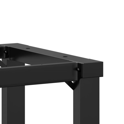 Pieds de table vidaXL pour salle à manger avec cadre en O 50 x 40 x 73 cm en acier