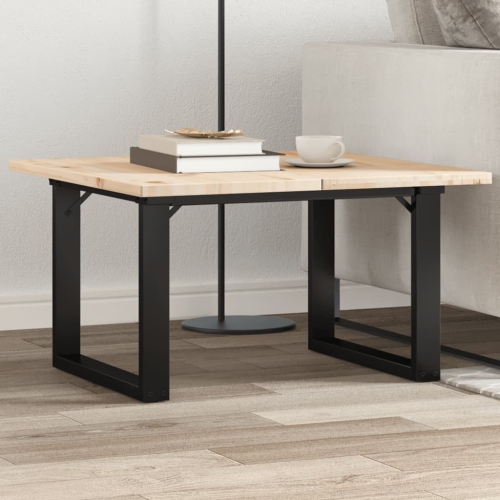 Pieds de table basse vidaXL Cadre en O en acier 50 x 40 x 38 cm