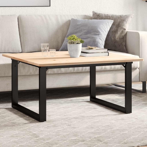 Pieds de table basse vidaXL Cadre en O en acier 70 x 60 x 43&nbsp;cm