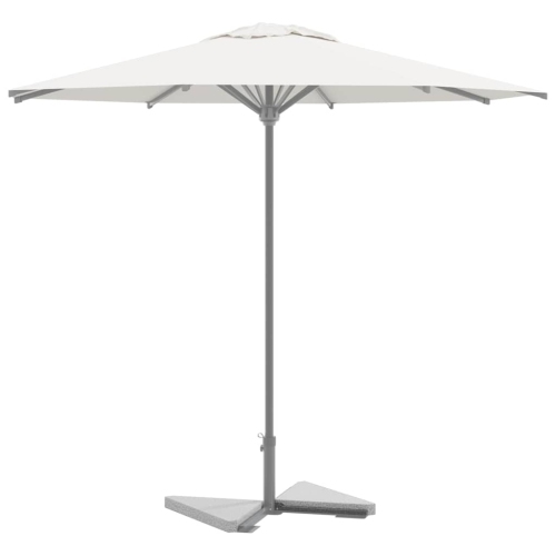 14&nbsp;kg triangulaire gris granite de vidaXL pour parasol, 2 pièces