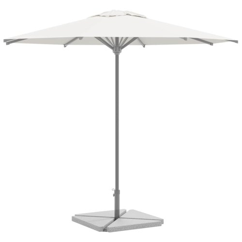 14&nbsp;kg triangulaire gris granite de vidaXL pour parasol, 4 pièces