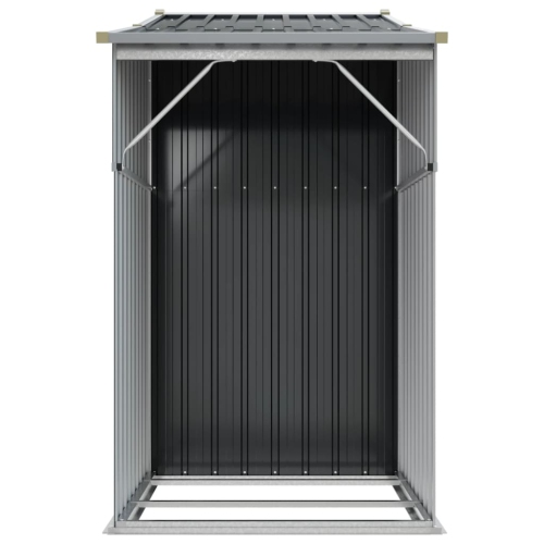 vidaXL Garden Shed Anthracite 277x93x179 cm Galvanised Steel