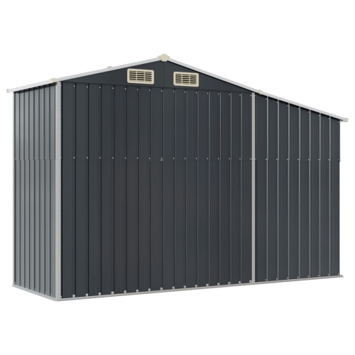vidaXL Garden Shed Anthracite 277x93x179 cm Galvanised Steel