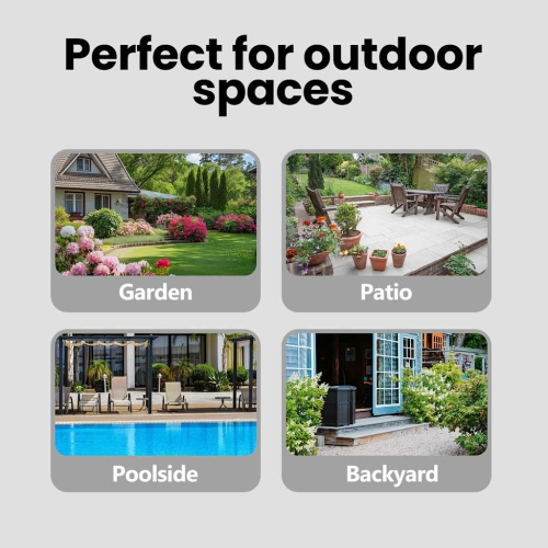 vidaXL Garden Sofa Armless with Cushions Black Poly Rattan