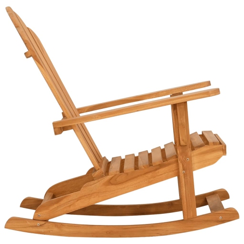 vidaXL Garden Adirondack Rocking Chair Solid Wood Teak