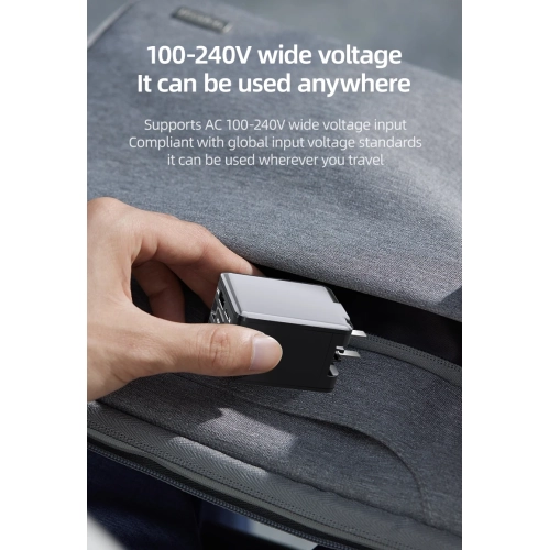 Charger 84W with retractable cable fast charging head for Apple mobile phone charging head 84W four-port travel wall fast charger with retractable