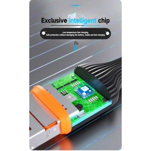 Applicable to type-c two-in-one flip fast charging 65W super fast charging cable PD20W flash charging data cable-type-c+USB flip cable fast charging