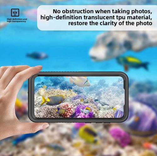 Suitable for Samsung Galaxy S20FE waterproof mobile phone case, drop-proof, dustproof, sealed, full shell, waterproof IP68, shockproof, sturdy and
