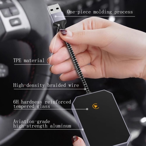 Wireless CarPlay Adapter - Plug and Play, Car Navigation CarPlay, with Auto Reconnect, Smart BOX, for Apple CarPlay