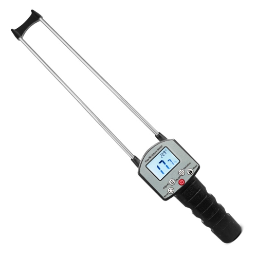 Digital Meter Double Probe Meter For Forage Alfalfa And Straw Portable Backlit Tester