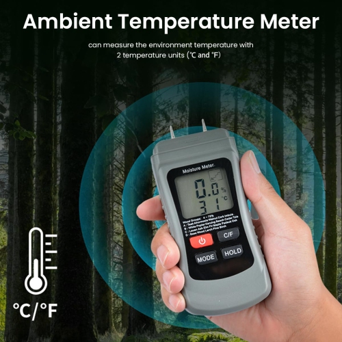 Wood Moisture Meter , Two-Pin Moisture Meter LCD Digital Moisture Meter For Lumber, Firewood Moisture Meter For Woodworking, Wood Humidity Meter,