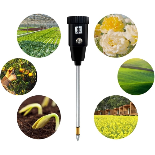 2 In 1 Soil Moisture Meter Soil Acidity Meter For Moisture Soil Test Garden Lawn Not Battery Required