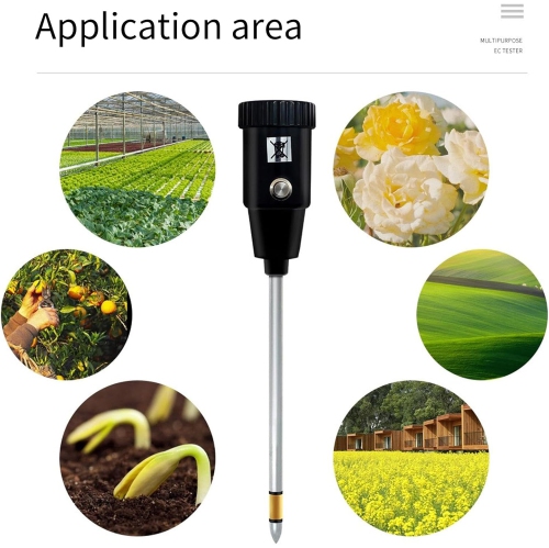 2 In 1 Soil Moisture Meter Soil Acidity Meter For Moisture Soil Test Garden Lawn Not Battery Required