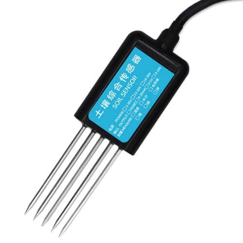 7 in 1 Soil Integrated Sensor NPK Conductivity, pH, Moisture, Temperature Meter with RS485 Module