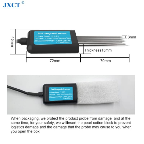 7 in 1 Soil Integrated Sensor NPK Conductivity, pH, Moisture, Temperature Meter with RS485 Module