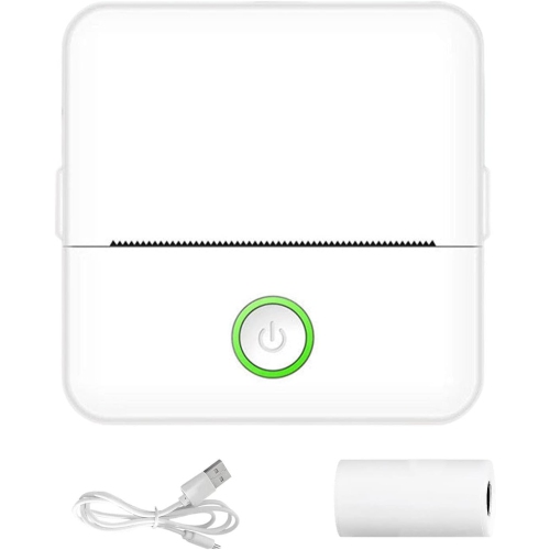 GREEN SCENIC  Printer | Instant Sticker Printer | Inkless Portable Printer | Wireless Photo Printer | Pocket Printer | Sticky Note Printer - + 5