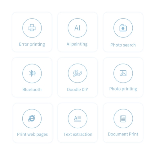 Printer | Instant Sticker Printer | Inkless Portable Printer | Wireless Photo Printer | Pocket Printer | Sticky Note Printer - Pink + 5 Rolls of