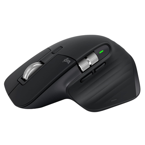 Logitech MX Master 3S Wireless Mouse Standard Edition with Logi Bolt USB Receiver, Ultra-fast Scrolling, Quiet Clicks - Black