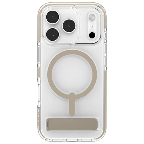 Étui rigide ajusté Santa Cruz Snap de ZAGG avec MagSafe et béquille pour iPhone 17 Pro - Titane