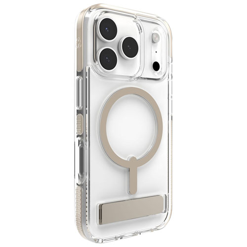 Étui rigide ajusté Santa Cruz Snap de ZAGG avec MagSafe et béquille pour iPhone 17 Pro - Titane