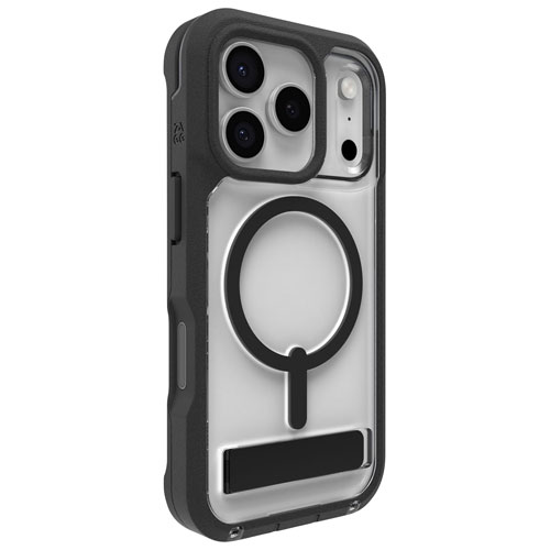 Étui rigide ajusté Rainier Snap de ZAGG avec béquille pour iPhone 17 Pro - Noir