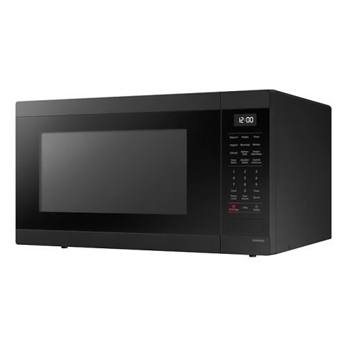 Four à micro-ondes de comptoir 1,9 pi³ de Samsung avec capteur de cuisson - Noir mat