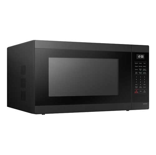 Four à micro-ondes de comptoir 1,9 pi³ de Samsung avec capteur de cuisson - Noir mat
